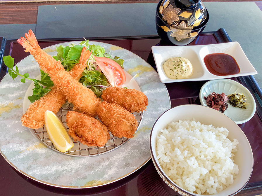 海老＆カキフライ定食