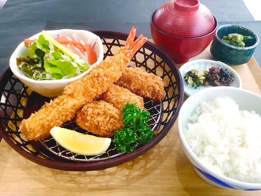 天丼と小うどん