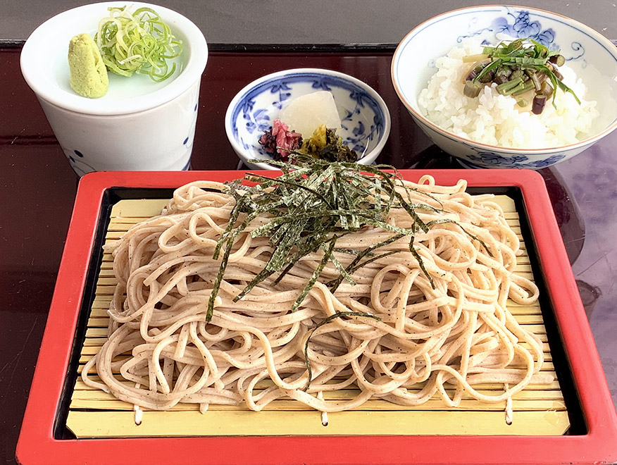ざるそば又は細うどん