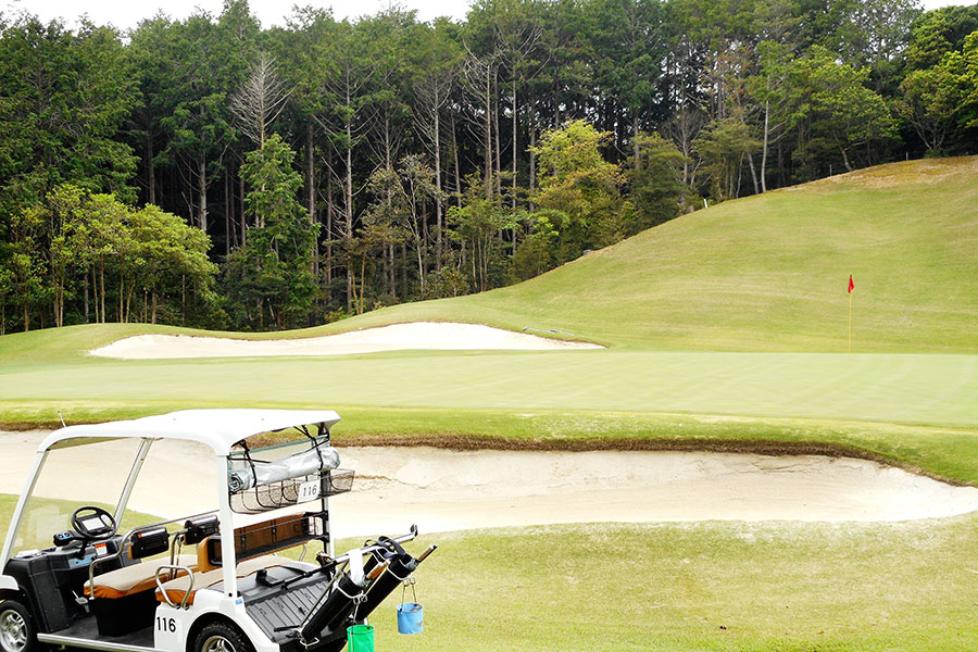 伊勢志摩カントリークラブOUTコースHOLE1の写真