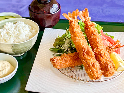 海老フライ定食