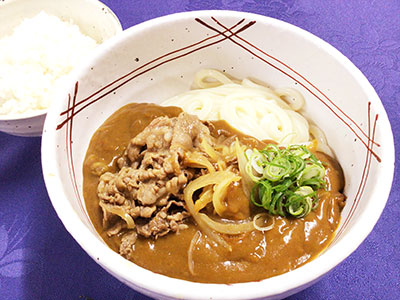 国産牛カレーうどん