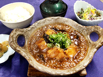 麻婆(豆腐＆なす)定食