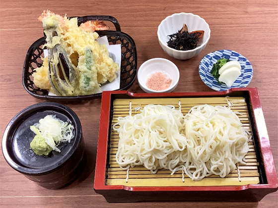 大海老天と冷やし温麺