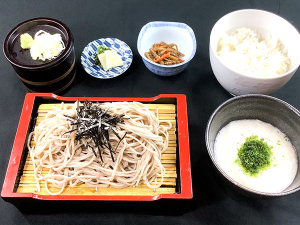 ざるそばと とろろ飯膳