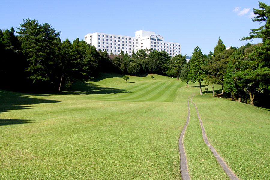 高千穂カントリー倶楽部OUTコースHOLE1の写真