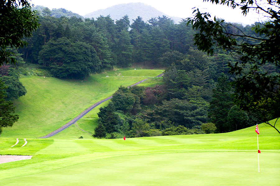 高千穂カントリー倶楽部OUTコースHOLE9の写真