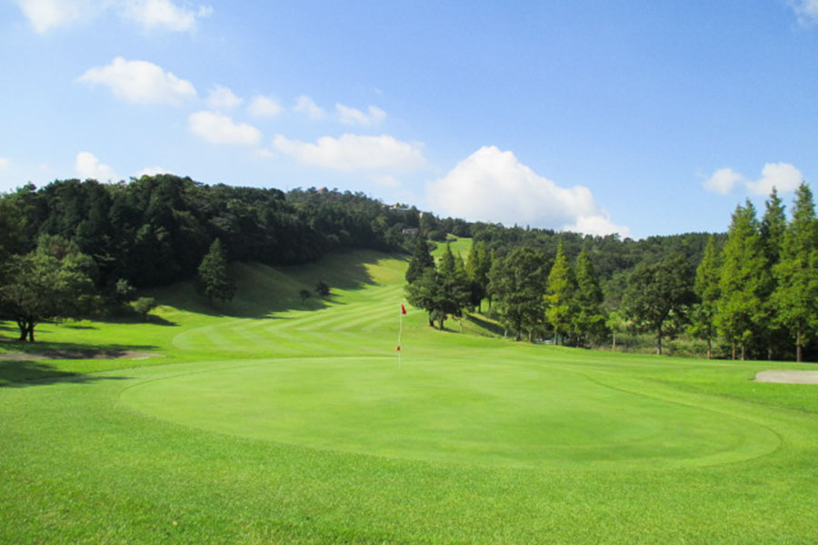 高千穂カントリー倶楽部INコースHOLE16の写真