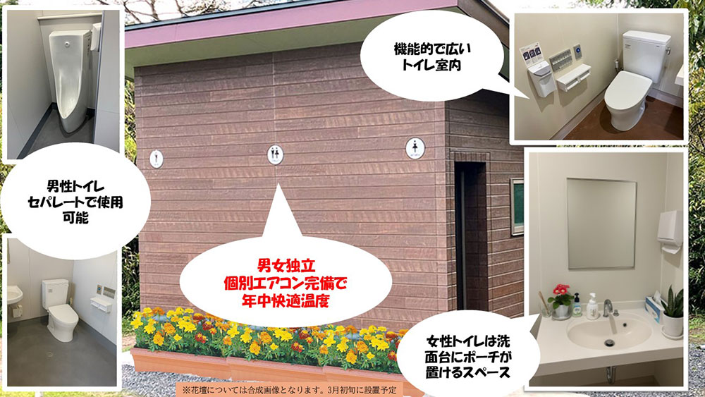 13番ホールのトイレ