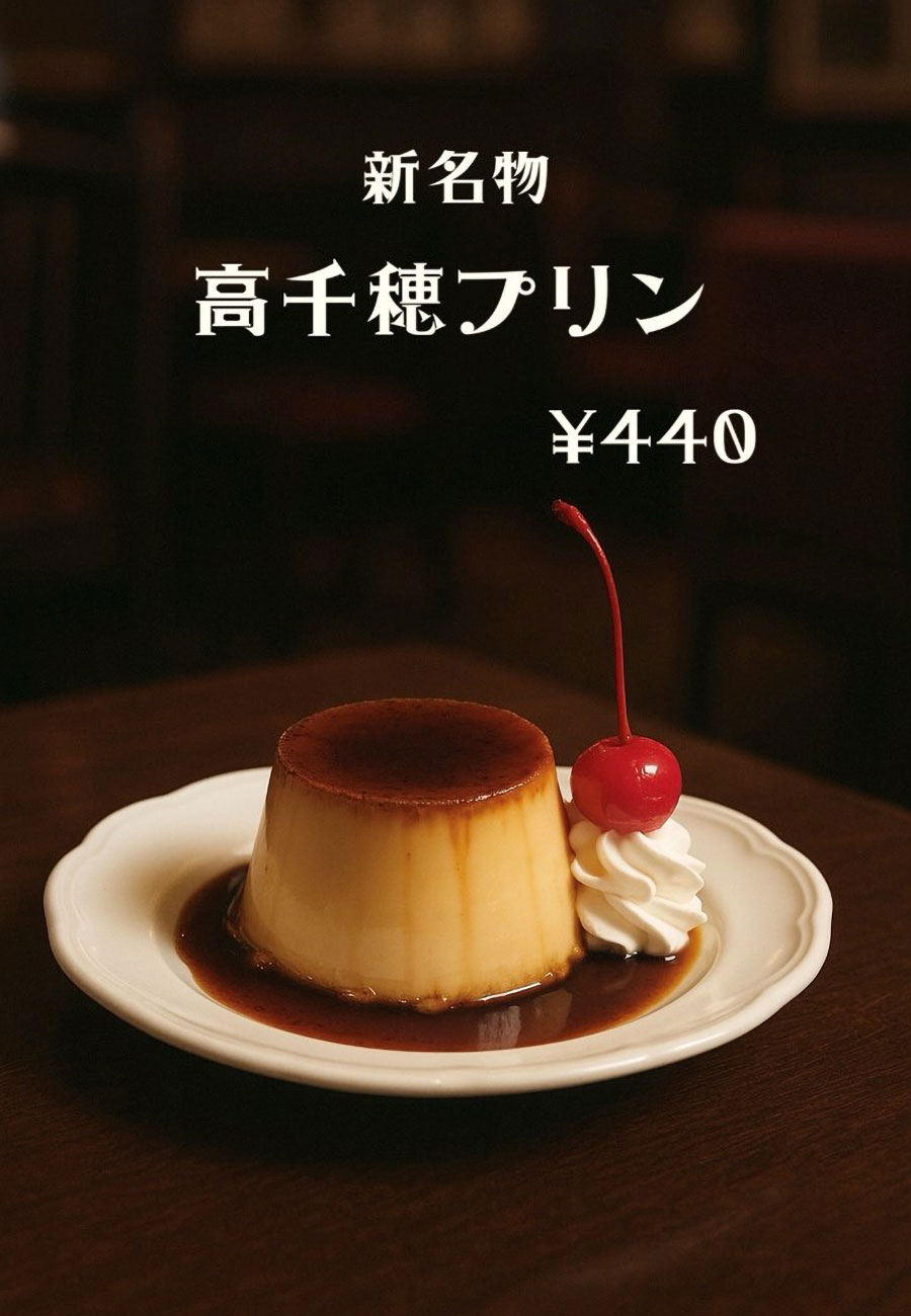 新名物 高千穂プリン