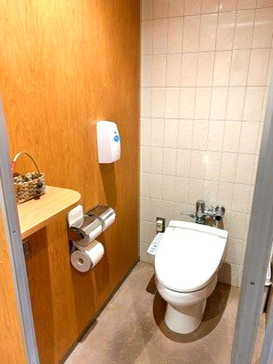 新しくなった女子トイレ個室