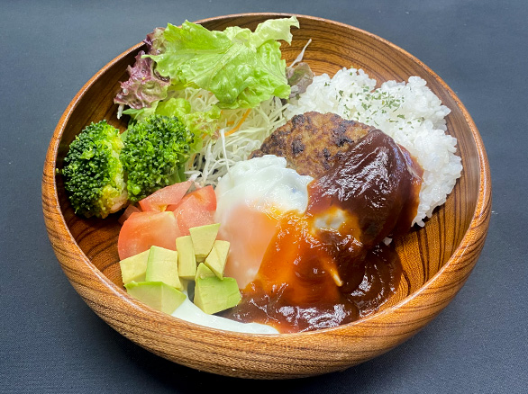 ロコモコ丼セット