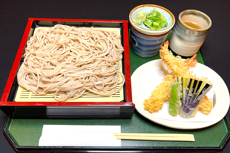 天ぷらざるそば