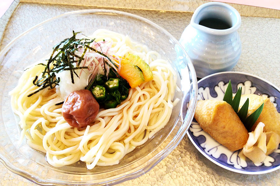 梅おろしぶっかけうどん